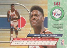 Load image into Gallery viewer, 1992-93 Fleer Ultra Charles Shackleford #141 Philadelphia 76ers
