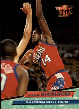 1992-93 Fleer Ultra Charles Shackleford #141 Philadelphia 76ers