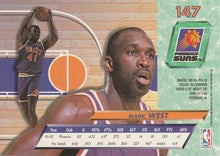 Load image into Gallery viewer, 1992-93 Fleer Ultra Mark West #147 Phoenix Suns
