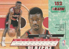 Load image into Gallery viewer, 1992-93 Fleer Ultra Robert Pack #152 Portland Trail Blazers
