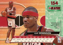 Load image into Gallery viewer, 1992-93 Fleer Ultra Cliff Robinson #154 Portland Trail Blazers
