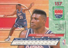 Load image into Gallery viewer, 1992-93 Fleer Ultra Duane Causwell #157 Sacramento Kings
