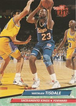 1992-93 Fleer Ultra Wayman Tisdale #160 Sacramento Kings