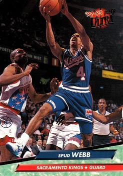 1992-93 Fleer Ultra Spud Webb #161 Sacramento Kings