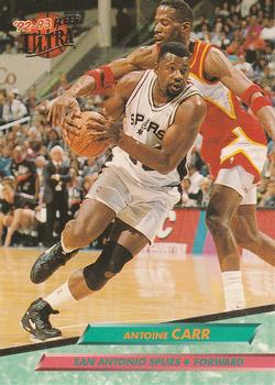1992-93 Fleer Ultra Antoine Carr #163 San Antonio Spurs