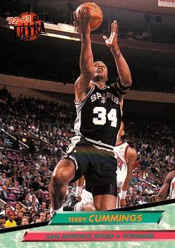 1992-93 Fleer Ultra Terry Cummings #164 San Antonio Spurs