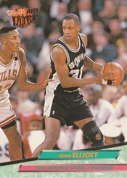 1992-93 Fleer Ultra Sean Elliott #165 San Antonio Spurs