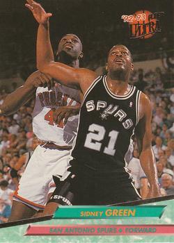 1992-93 Fleer Ultra Sidney Green #166 San Antonio Spurs