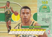 Load image into Gallery viewer, 1992-93 Fleer Ultra Dana Barros #168 Seattle SuperSonics
