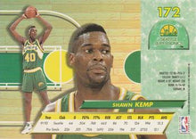 Load image into Gallery viewer, 1992-93 Fleer Ultra Shawn Kemp #172 Seattle SuperSonics
