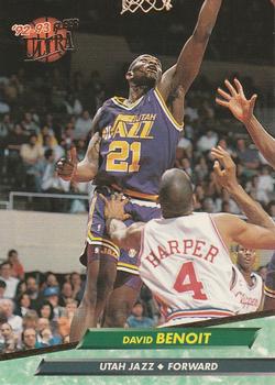 1992-93 Fleer Ultra David Benoit #177 Utah Jazz