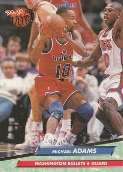 1992-93 Fleer Ultra Michael Adams #184 Washington Bullets