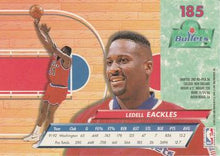 Load image into Gallery viewer, 1992-93 Fleer Ultra Ledell Eackles #185 Washington Bullets

