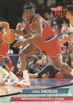 1992-93 Fleer Ultra Ledell Eackles #185 Washington Bullets