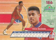 Load image into Gallery viewer, 1992-93 Fleer Ultra Pervis Ellison #186 Washington Bullets
