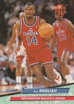 1992-93 Fleer Ultra A.J. English #187 Washington Bullets