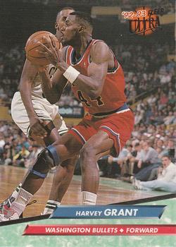 1992-93 Fleer Ultra Harvey Grant #188 Washington Bullets