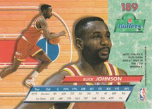 Load image into Gallery viewer, 1992-93 Fleer Ultra Buck Johnson #189 Washington Bullets
