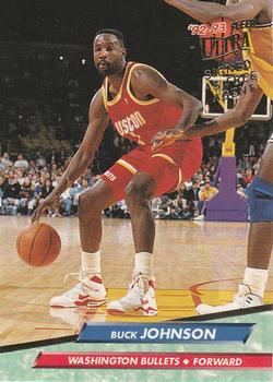 1992-93 Fleer Ultra Buck Johnson #189 Washington Bullets