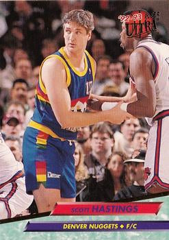 1992-93 Fleer Ultra Scott Hastings #252 Denver Nuggets