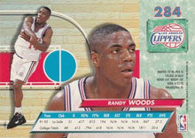 Load image into Gallery viewer, 1992-93 Fleer Ultra Randy Woods RC #284 Los Angeles Clippers
