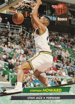1992-93 Fleer Ultra Stephen Howard RC #363 Utah Jazz