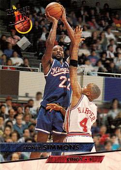 1993-94 Fleer Ultra Lionel Simmons #163 Sacramento Kings