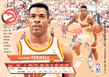 Load image into Gallery viewer, 1993-94 Fleer Ultra Duane Ferrell #4 Atlanta Hawks
