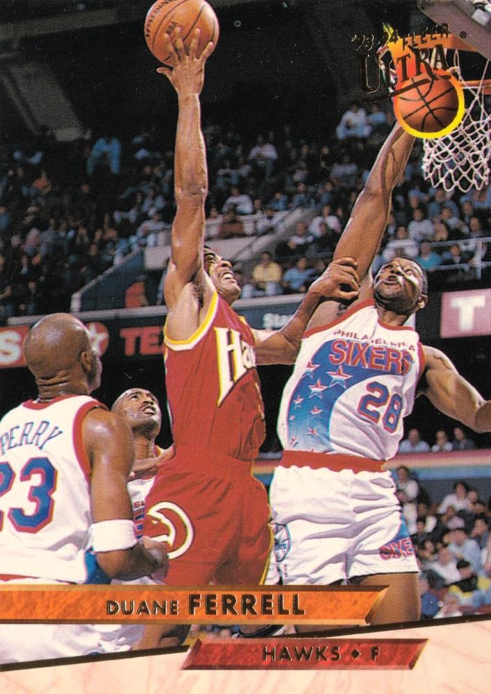 1993-94 Fleer Ultra Duane Ferrell #4 Atlanta Hawks