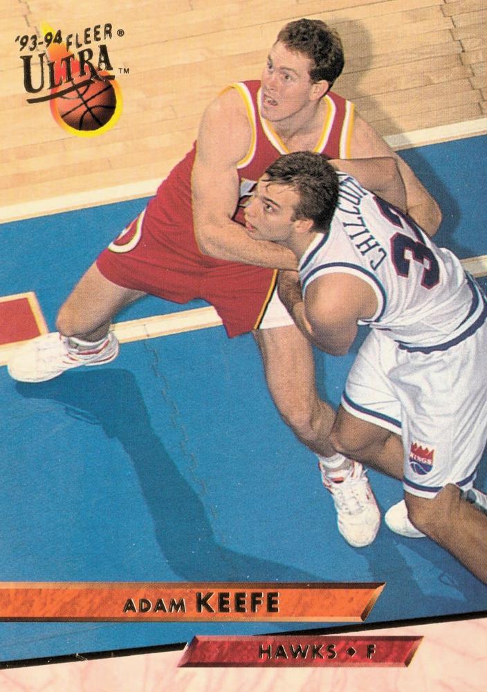 1993-94 Fleer Ultra Adam Keefe #6 Atlanta Hawks
