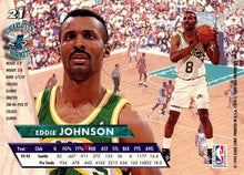 Load image into Gallery viewer, 1993-94 Fleer Ultra Eddie Johnson #21 Charlotte Hornets
