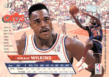 Load image into Gallery viewer, 1993-94 Fleer Ultra Gerald Wilkins #41 Cleveland Cavaliers
