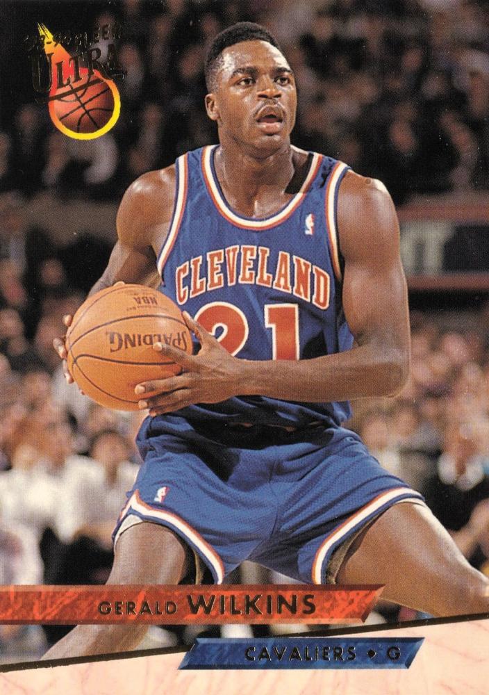 1993-94 Fleer Ultra Gerald Wilkins #41 Cleveland Cavaliers