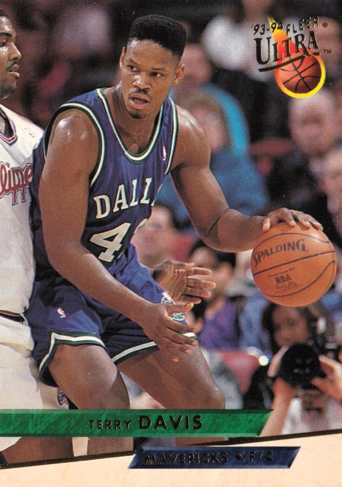 1993-94 Fleer Ultra Terry Davis #43 Dallas Mavericks