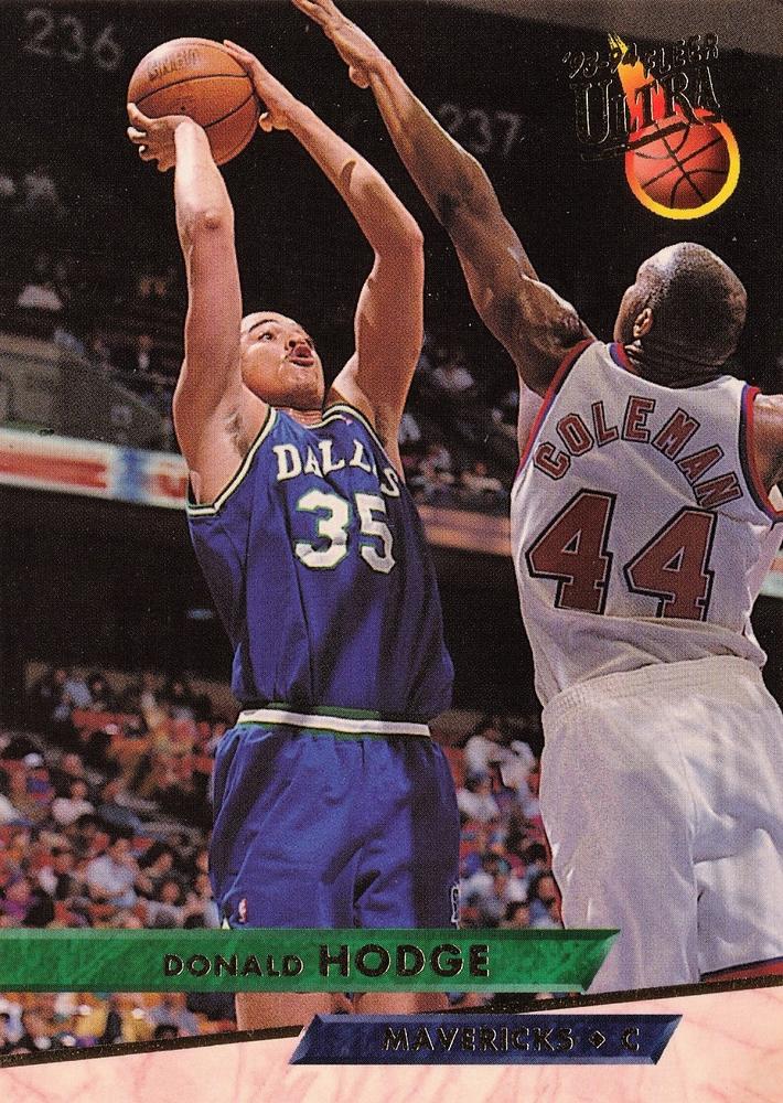 1993-94 Fleer Ultra Donald Hodge #45 Dallas Mavericks