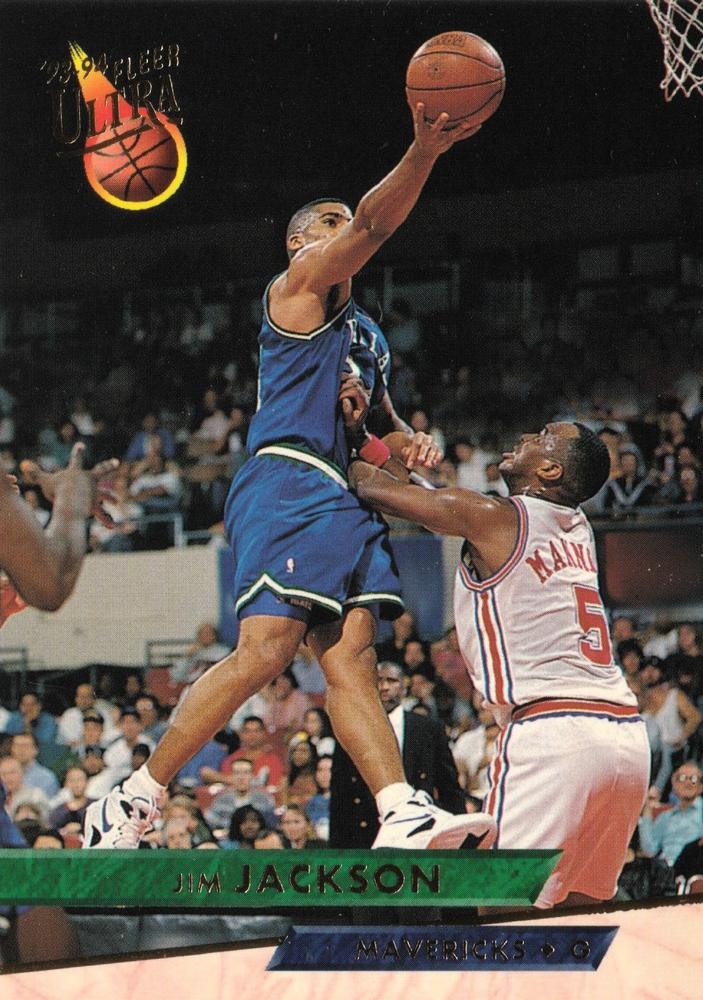 1993-94 Fleer Ultra Jim Jackson #46 Dallas Mavericks