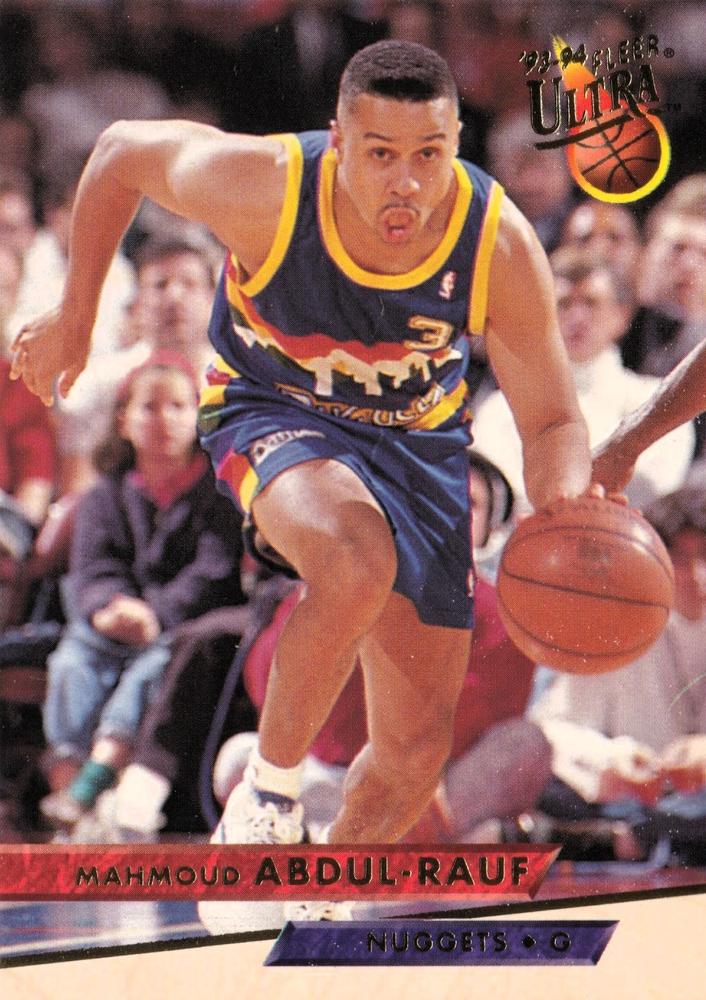 1993-94 Fleer Ultra Mahmoud Abdul-Rauf #49 Denver Nuggets