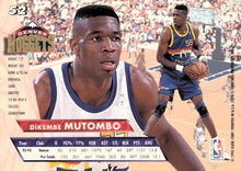 Load image into Gallery viewer, 1993-94 Fleer Ultra Dikembe Mutombo #52 Denver Nuggets
