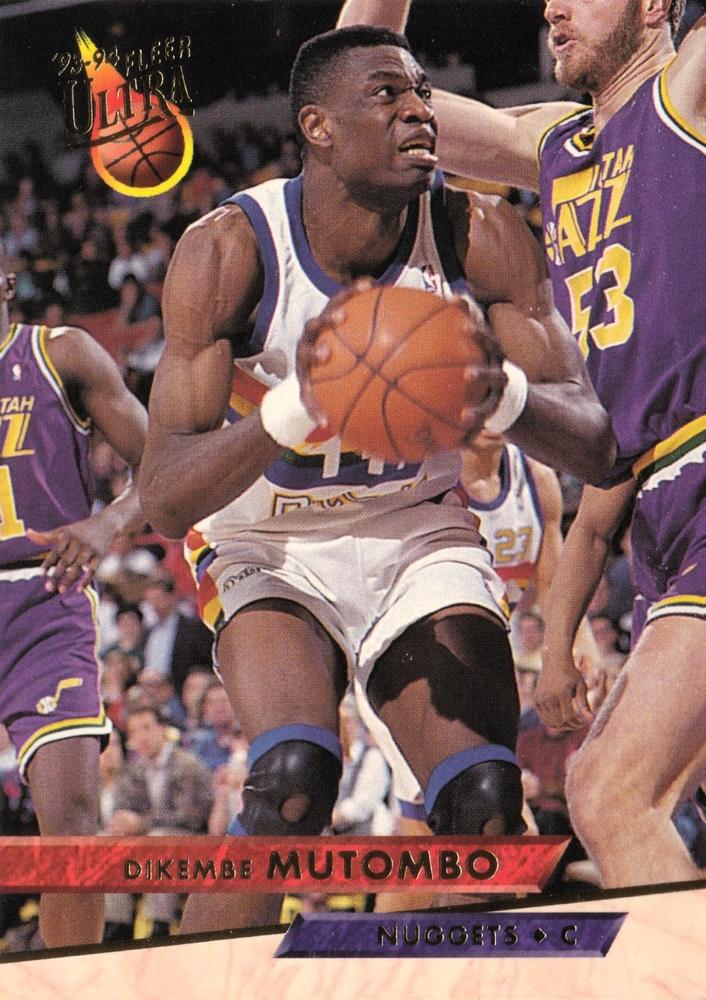 1993-94 Fleer Ultra Dikembe Mutombo #52 Denver Nuggets