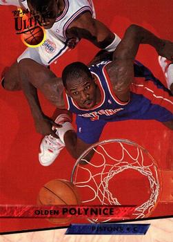1993-94 Fleer Ultra Olden Polynice #59 Detroit Pistons