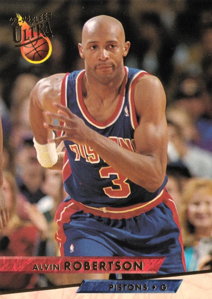 1993-94 Fleer Ultra Alvin Robertson #60 Detroit Pistons