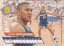 Load image into Gallery viewer, 1993-94 Fleer Ultra Victor Alexander #63 Golden State Warriors
