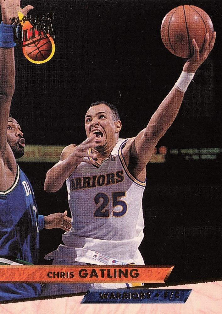 1993-94 Fleer Ultra Chris Gatling #64 Golden State Warriors