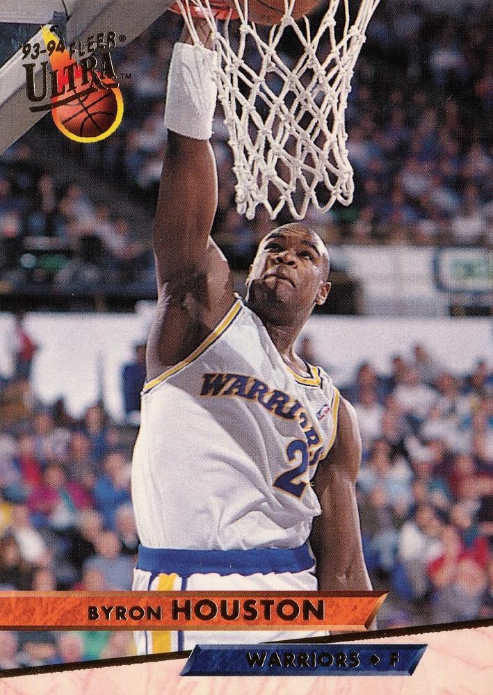 1993-94 Fleer Ultra Byron Houston #66 Golden State Warriors