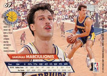 Load image into Gallery viewer, 1993-94 Fleer Ultra Sarunas Marciulionis #67 Golden State Warriors
