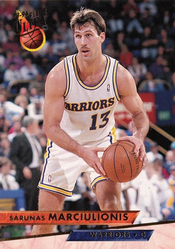 1993-94 Fleer Ultra Sarunas Marciulionis #67 Golden State Warriors