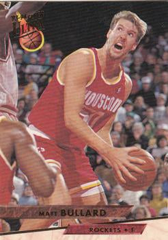 1993-94 Fleer Ultra Matt Bullard #71 Houston Rockets