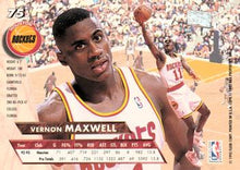 Load image into Gallery viewer, 1993-94 Fleer Ultra Vernon Maxwell #75 Houston Rockets

