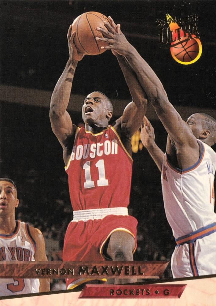 1993-94 Fleer Ultra Vernon Maxwell #75 Houston Rockets