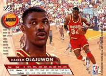 Load image into Gallery viewer, 1993-94 Fleer Ultra Hakeem Olajuwon #76 Houston Rockets
